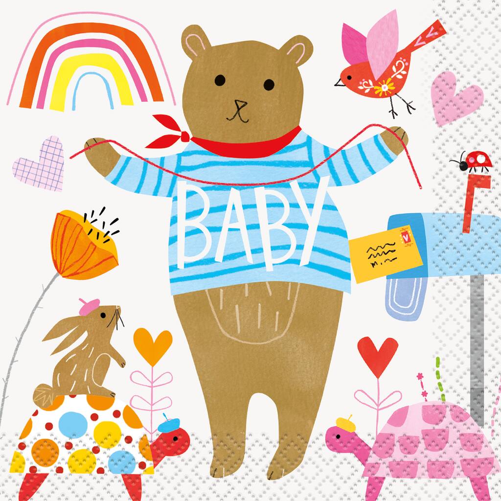 Zoo Baby Shower Paper Napkins Zoo Baby Shower Supplies